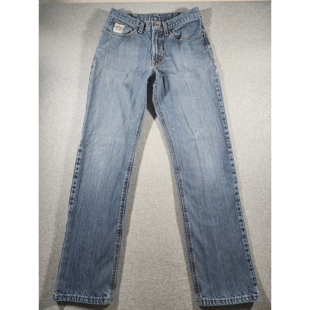 Cinch Men's Denim Jeans, 31x34, Straight Leg, Light Wash, Boot Cut